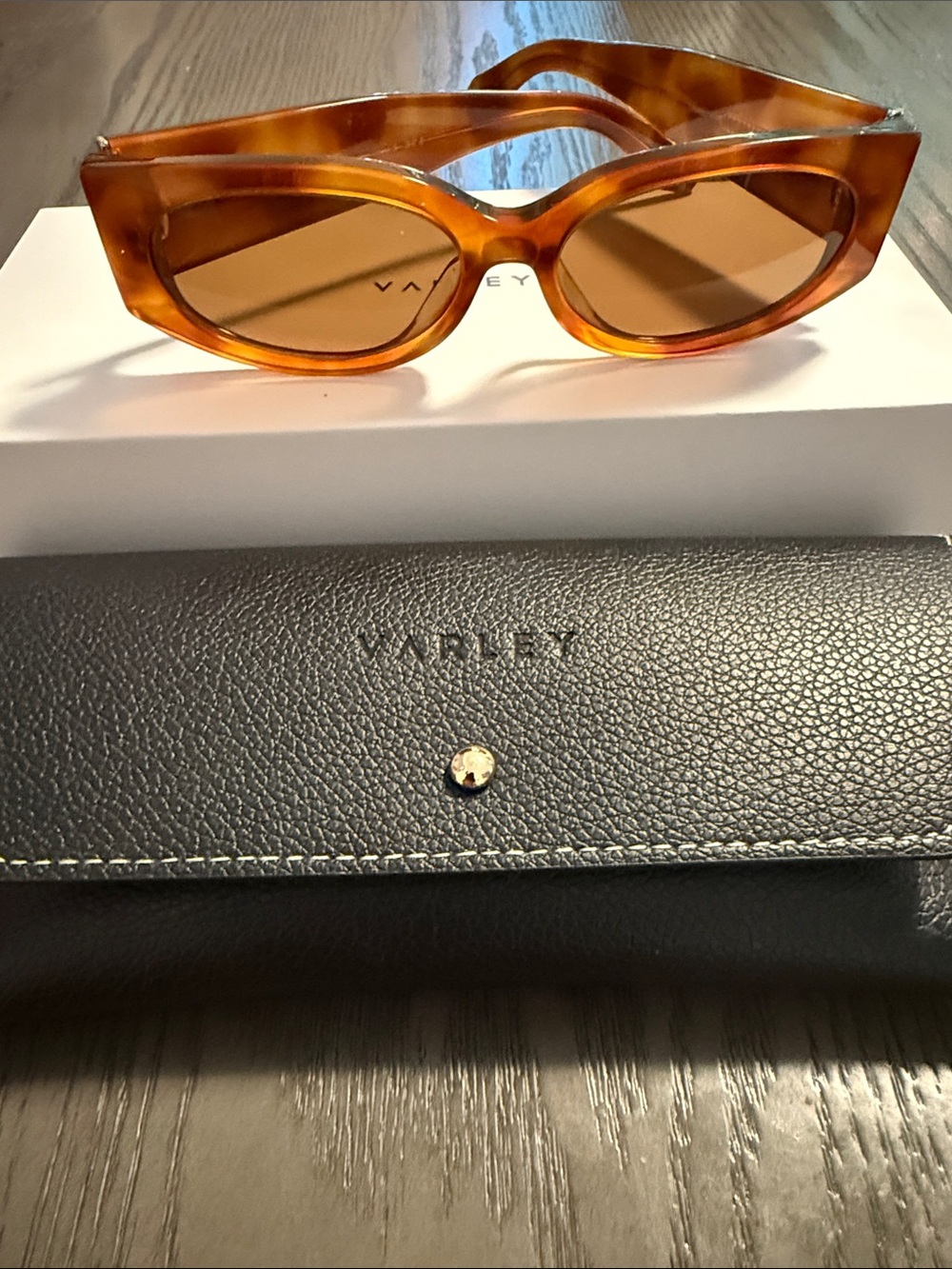 Varley Amber Tortoise Cat-Eye Sunglasses